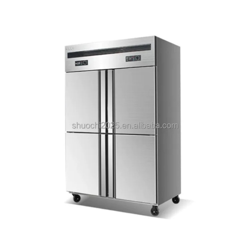 Commercial Kitchen Fridge - ตู้เย็นเชิงพาณิชย์คุณภาพดีที่สุด ราคาโรงงานถูก ตู้เย็นสี่ประตูสำหรับครัวเชิงพาณิชย์ ตู้เย็นสำหรับร้านอาหาร