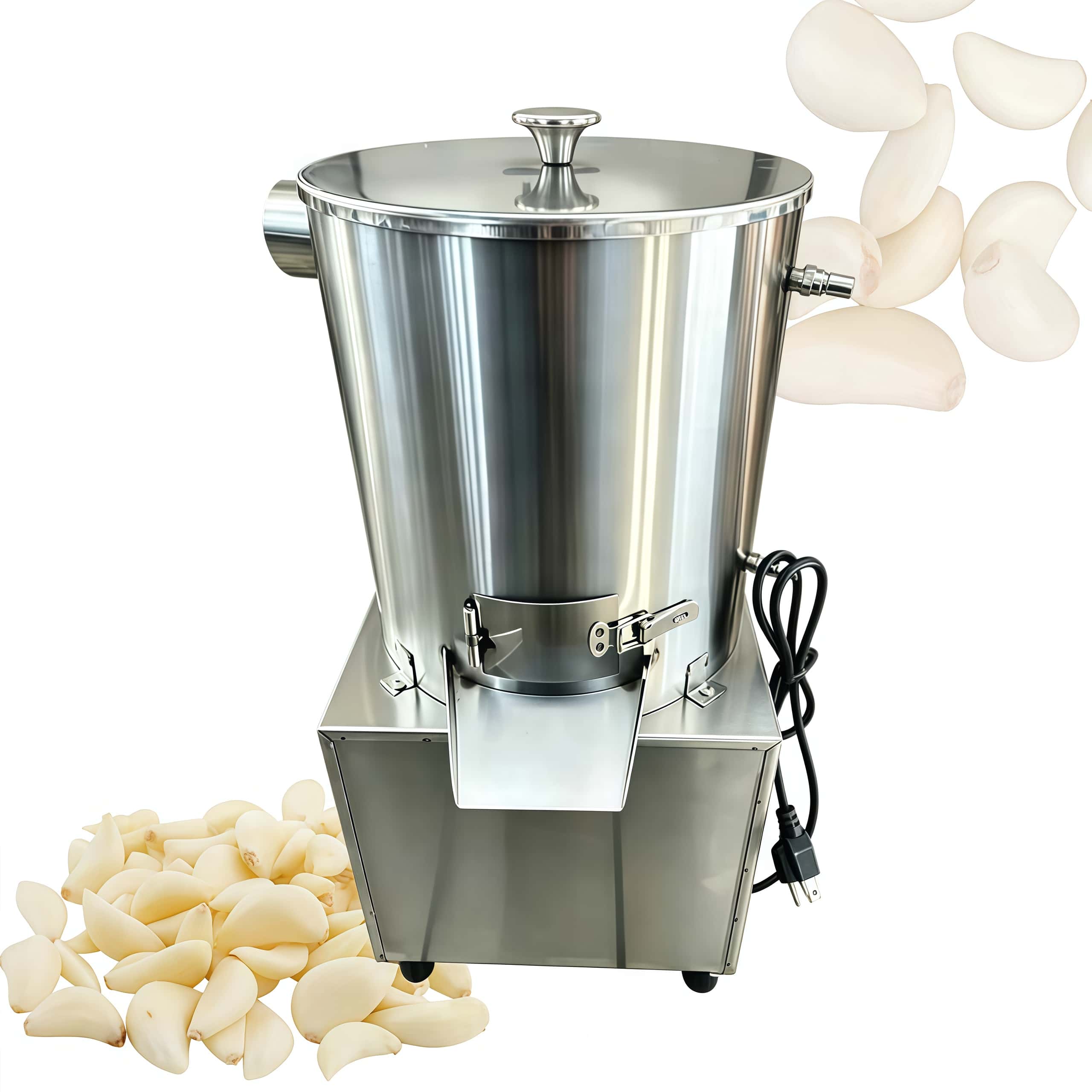 Commercial Potato Peeler - เครื่องปอกเปลือกกระเทียมแบบตั้งโต๊ะระบบนิวเมติก เครื่องแยกเปลือกกระเทียม เครื่องลอกเปลือกกระเทียม สำหรับร้านอาหาร