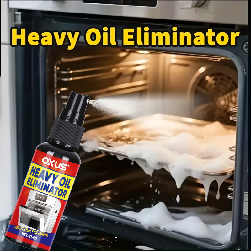 Commercial Kitchen Grease Cleaner - น้ำยาขจัดคราบไขมัน 35 มล. สเปรย์ขจัดคราบไขมันในครัวที่มีประสิทธิภาพ สำหรับทำความสะอาดเครื่องดูดควันสแตนเลส ทำความสะอาดเตา
