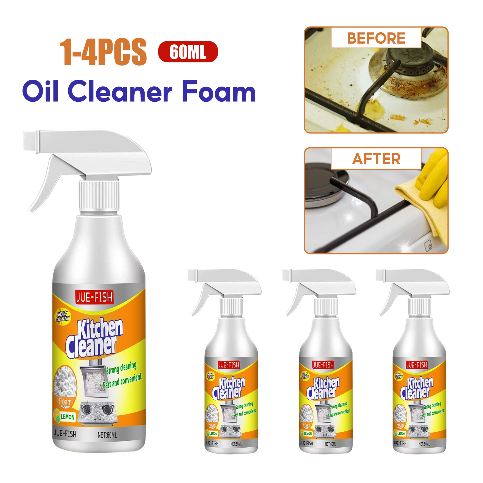 Commercial Kitchen Grease Cleaner - น้ํามันทําความสะอาด Bubble Spray Remover จาระบีโฟมอเนกประสงค์สิ่งสกปรกน้ํามันทําความสะอาดห้องครัว Grills