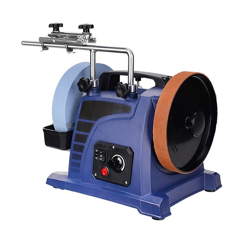 Commercial Kitchen Knife Sharpener - เครื่องลับมีดความเร็วต่ำแบบระบายความร้อนด้วยน้ำขนาด 8 นิ้ว, เครื่องลับมีดครัว, เครื่องลับกรรไกรและเครื่องบดเนื้อ, เครื่องใช้ไฟฟ้าสำหรับร้านขายเนื้อเชิงพาณิชย์