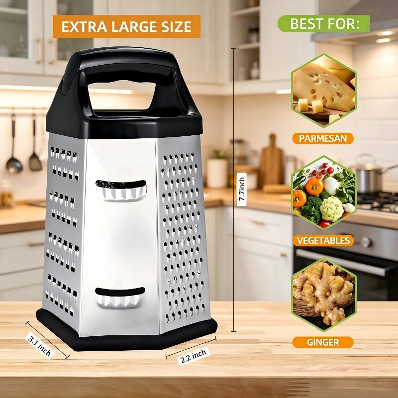 Commercial Potato Peeler - ที่ขูดสแตนเลส 6 ด้าน แบบกล่องอเนกประสงค์ สำหรับหั่น ซอย