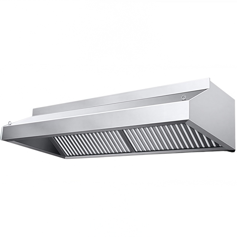 Commercial Kitchen Exhaust Hood - เครื่องดูดควันครัวเชิงพาณิชย์ สแตนเลสหนาพิเศษ สำหรับบ้าน โรงแรม ปรับแต่งได้ ดูดควันแรง