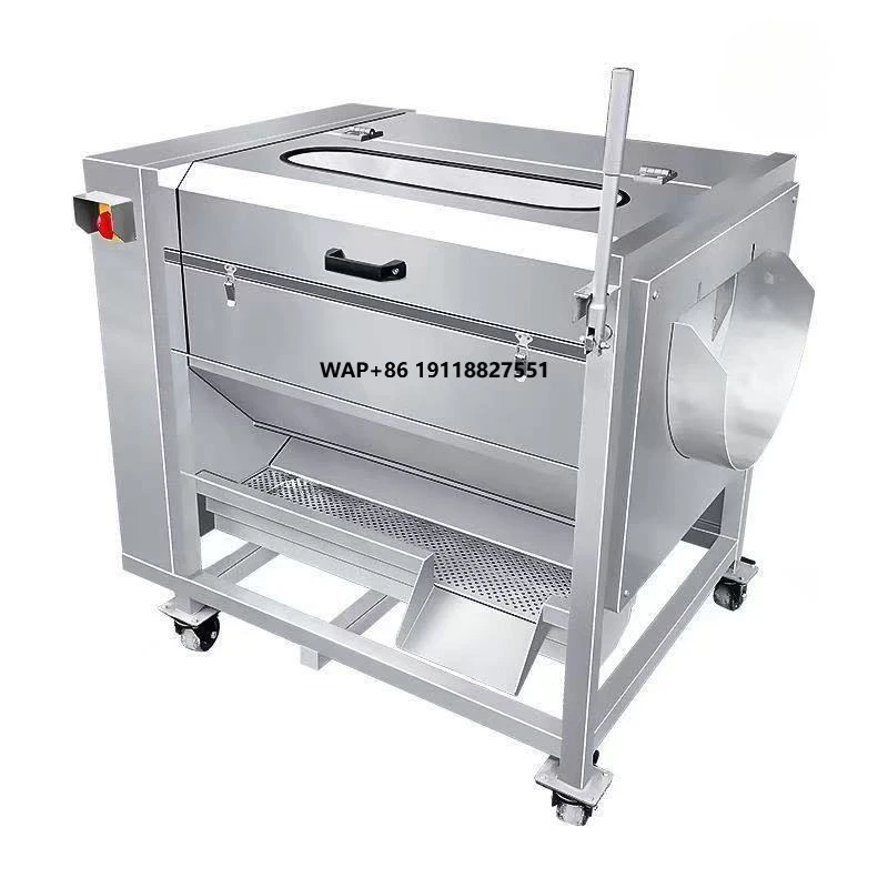 Commercial Potato Peeler - มอเตอร์เครื่องล้างทำความสะอาดแบบแปรงลูกกลิ้งไฟฟ้าสำหรับอุตสาหกรรมเชิงพาณิชย์ ใช้สำหรับทำความสะอาดถั่วเหลือง ผัก แครอท มันเทศ ผลไม้