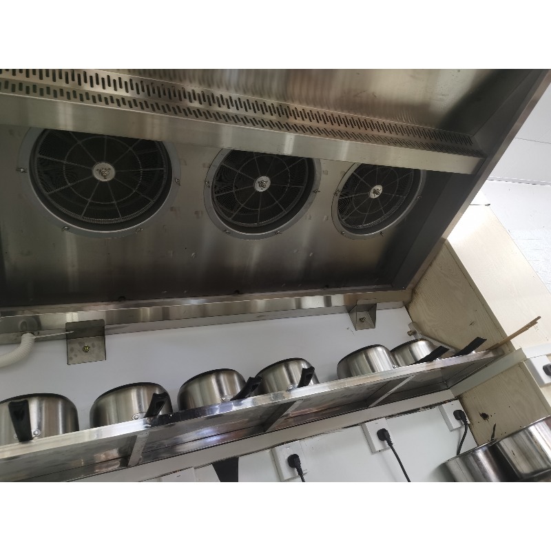 Commercial Kitchen Exhaust Hood - เครื่องดูดควันครัวแบบกำหนดเองพร้อมเครื่องฟอกอากาศแบบไฟฟ้าสถิตในตัว ESP อุปกรณ์ร้านอาหารเชิงพาณิชย์