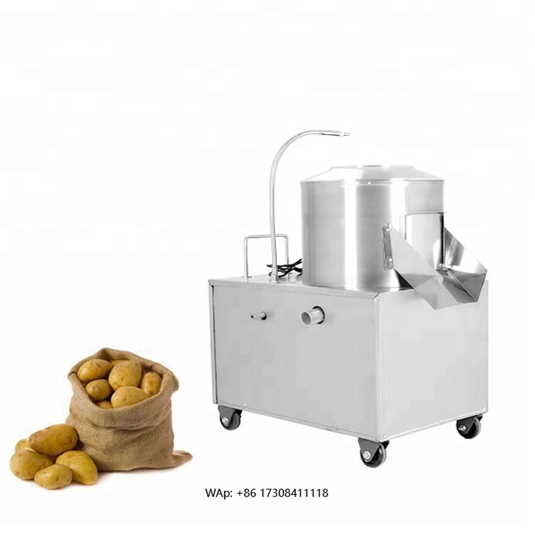 Commercial Potato Peeler - เครื่องแปรรูปอาหารเชิงพาณิชย์ เครื่องปอกมันฝรั่งไฟฟ้าอัตโนมัติ เครื่องปอกและเครื่องตัด