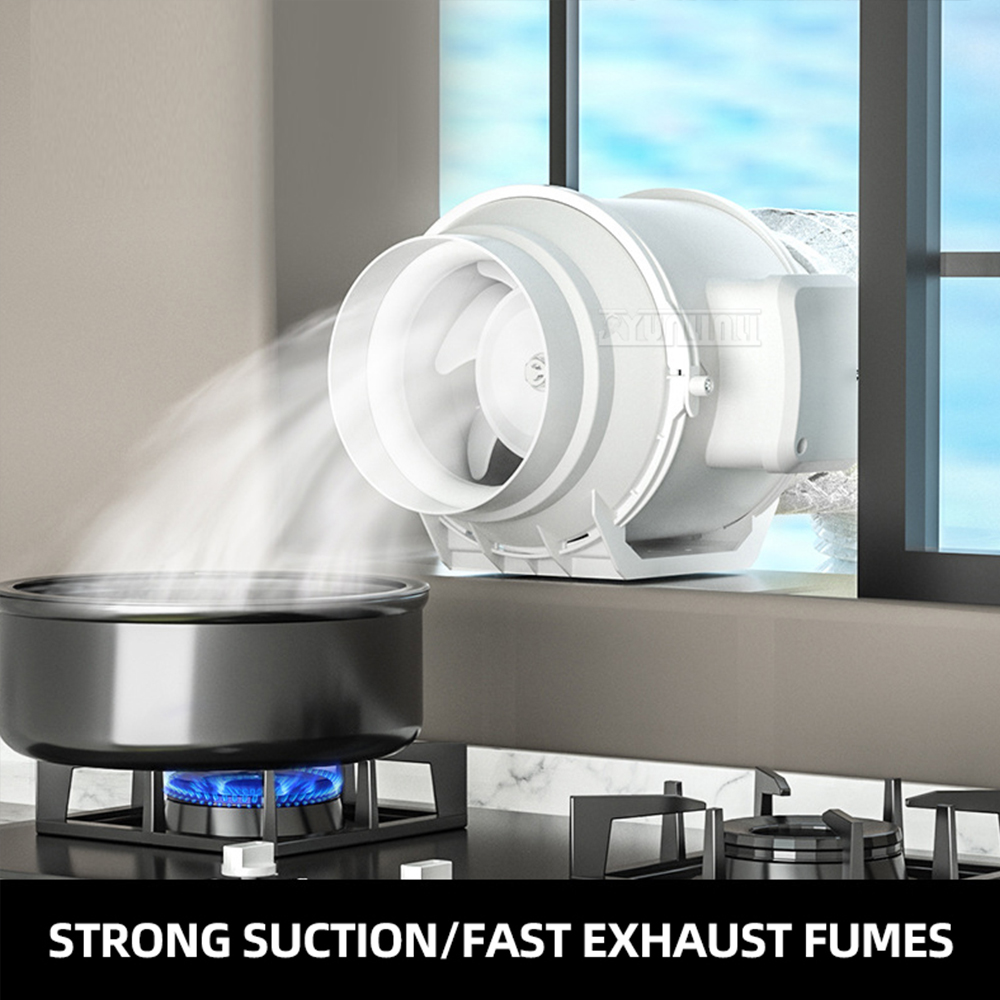 Commercial Kitchen Exhaust Hood - เครื่องดูดควันห้องครัวในครัวเรือนเชิงพาณิชย์พัดลมดูดอากาศที่มีประสิทธิภาพพัดลมระบายอากาศพัดลมแบบแรงเหวี่ยงพัดลมท่อ
