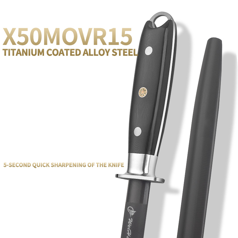 แท่งเหล็กไทเทเนียมขนาด 17 นิ้ว - Commercial Kitchen Knife Sharpener บทวิจารณ์และราคา