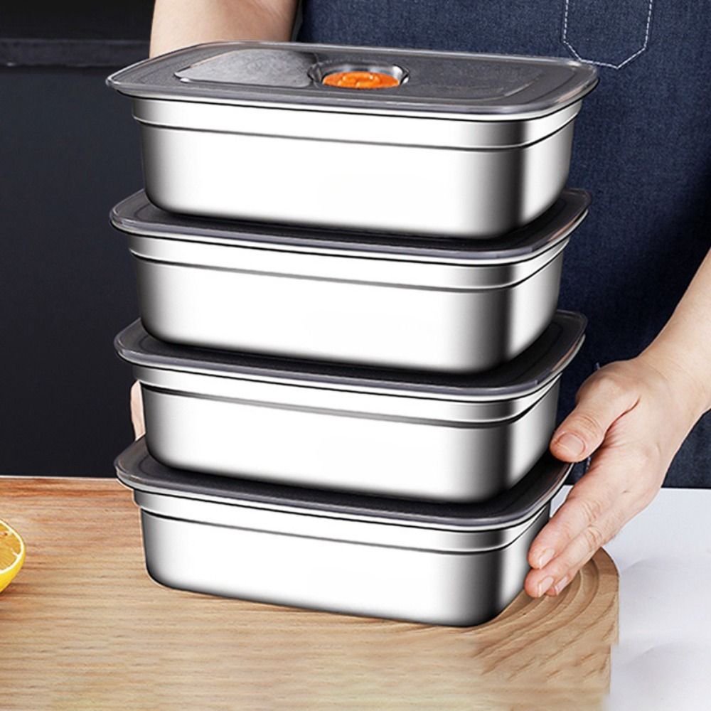 กล่องถนอมอาหารสแตนเลสแบบพกพา ป - Commercial Kitchen Fridge บทวิจารณ์และราคา