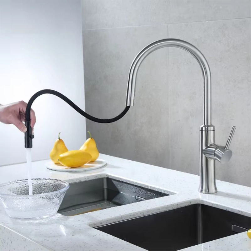 ก๊อกน้ำอ่างล้างจานในครัวแบบพ่น - Commercial Kitchen Tap With Spray บทวิจารณ์และราคา