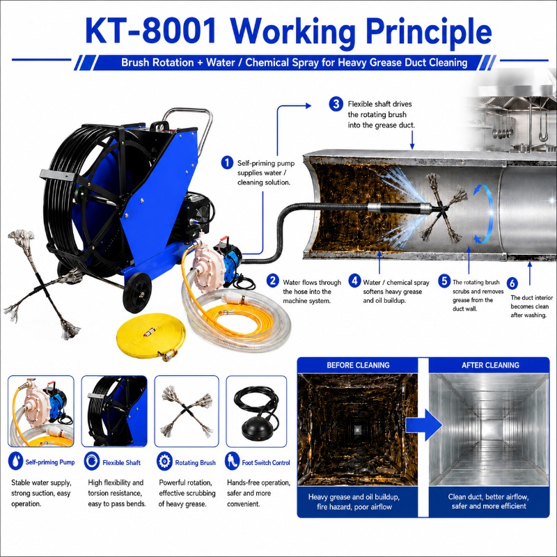 เครื่องทำความสะอาดท่อระบายคราบ - Commercial Kitchen Grease Cleaner บทวิจารณ์และราคา