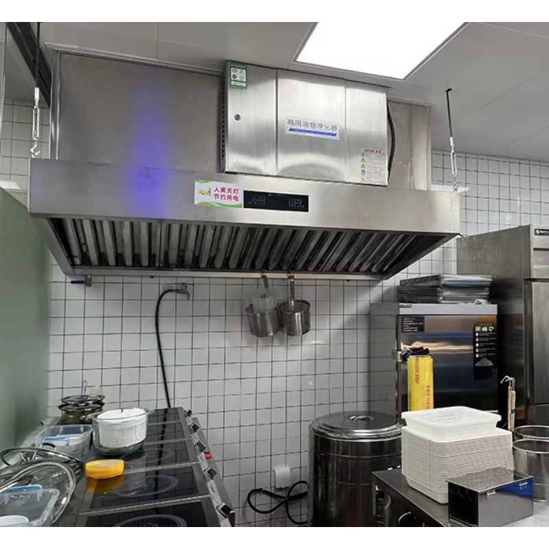 เครื่องฟอกอากาศแบบไฟฟ้าสถิตในต - Commercial Kitchen Exhaust Hood บทวิจารณ์และราคา