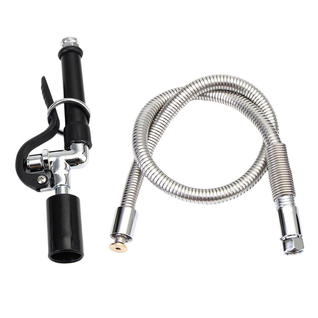 หัวก๊อกน้ำทองเหลืองพร้อมสายยาง - Commercial Kitchen Tap With Spray บทวิจารณ์และราคา