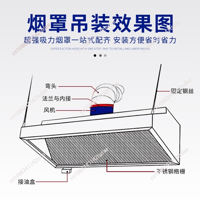 เครื่องดูดควันสเตนเลสสตีลเชิงพ - Commercial Kitchen Exhaust Hood บทวิจารณ์และราคา