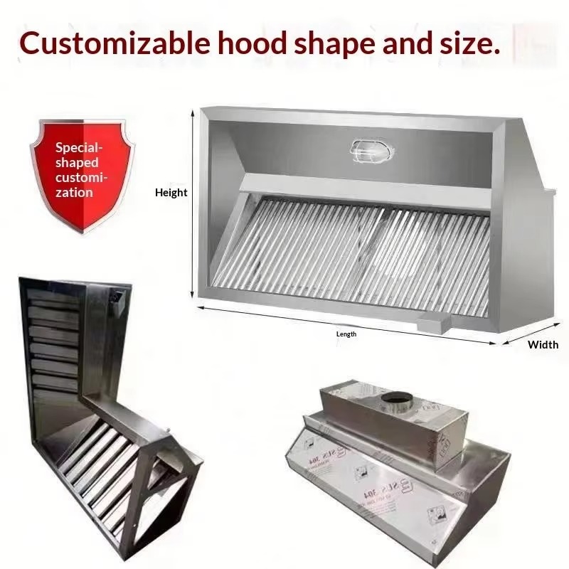 เครื่องดูดควันติดผนังสแตนเลสแบ - Commercial Kitchen Exhaust Hood บทวิจารณ์และราคา