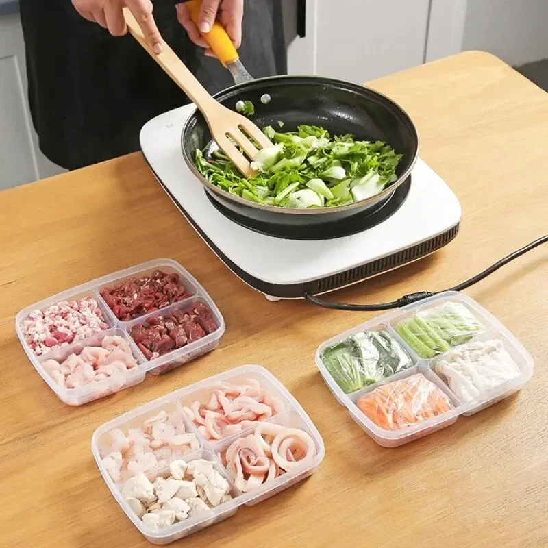4 กริดกล่องเก็บอาหารแบบพกพาช่อ - Commercial Kitchen Fridge บทวิจารณ์และราคา