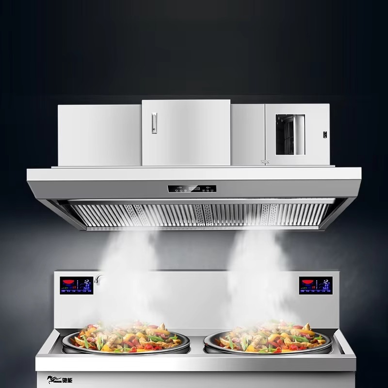 เครื่องดูดควันครัวสแตนเลสแบบใช - Commercial Kitchen Exhaust Hood บทวิจารณ์และราคา
