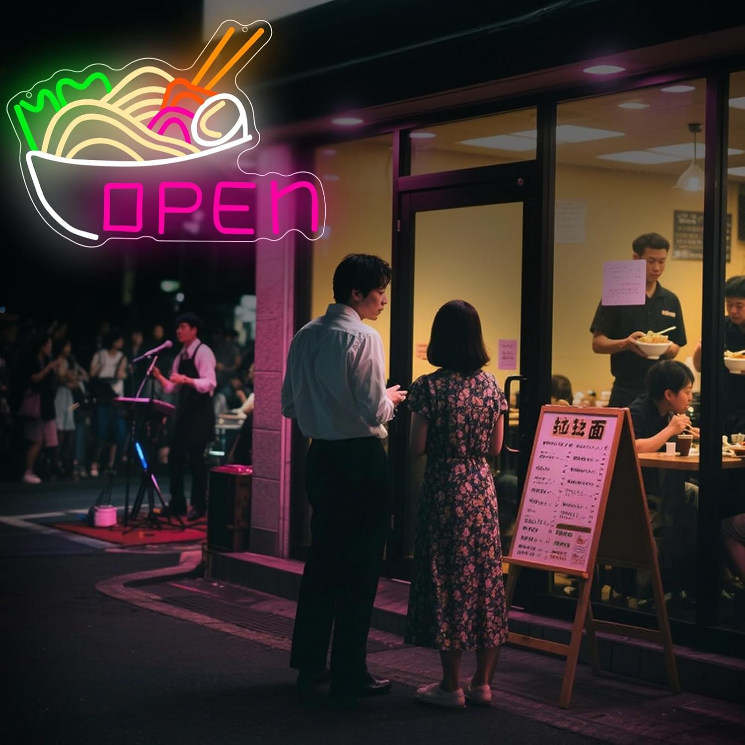 ป้ายไฟนีออนรูปชามราเมน ไฟ LED  - Commercial Kitchen Store บทวิจารณ์และราคา