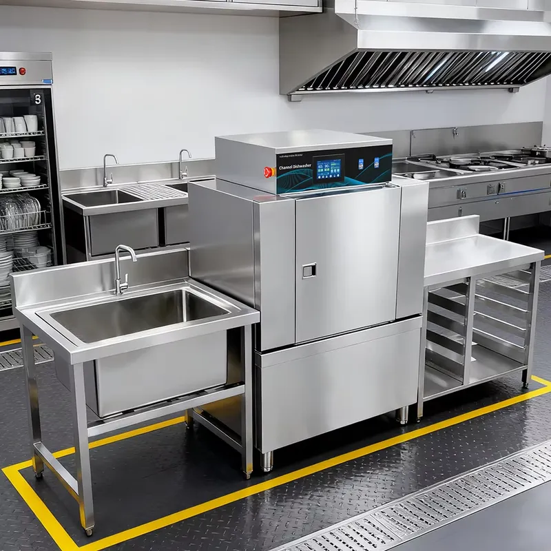 เครื่องล้างจานแบบสายพานลำเลียง - Commercial Kitchen Dishwasher บทวิจารณ์และราคา