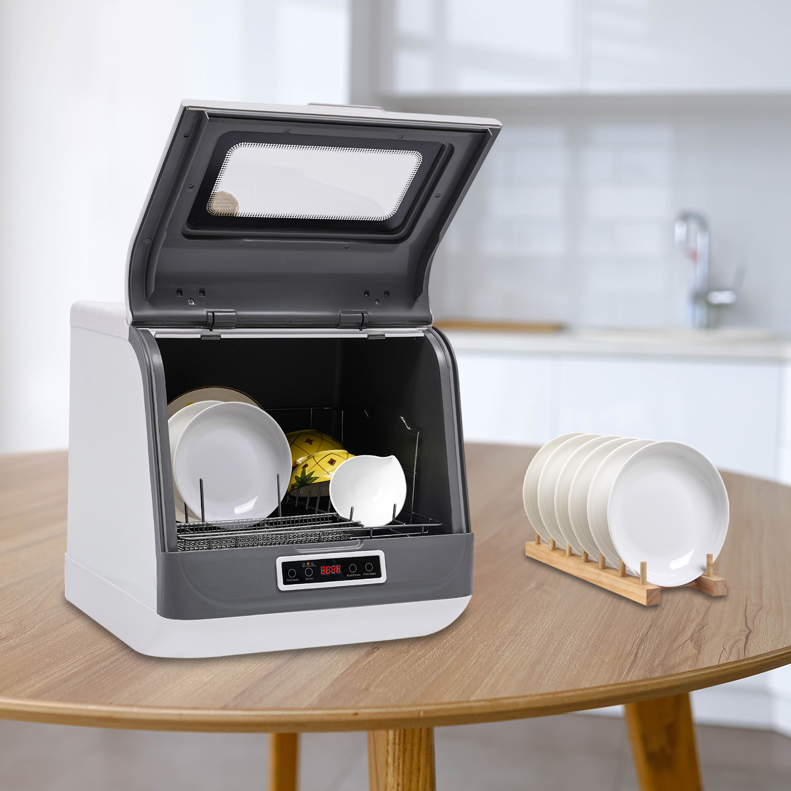 เครื่องล้างจานแบบตั้งโต๊ะ+กำลั - Commercial Kitchen Dishwasher บทวิจารณ์และราคา