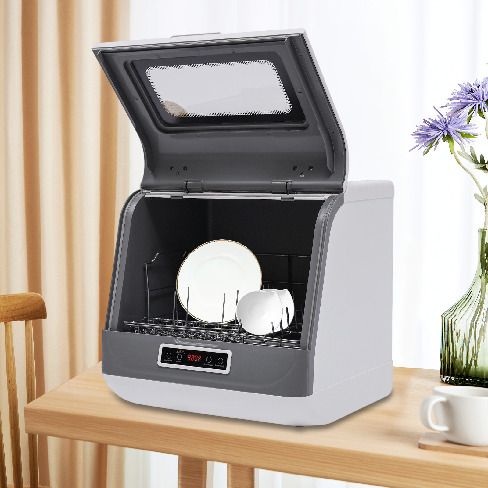 เครื่องล้างจานแบบตั้งโต๊ะ+กำลั - Commercial Kitchen Dishwasher บทวิจารณ์และราคา