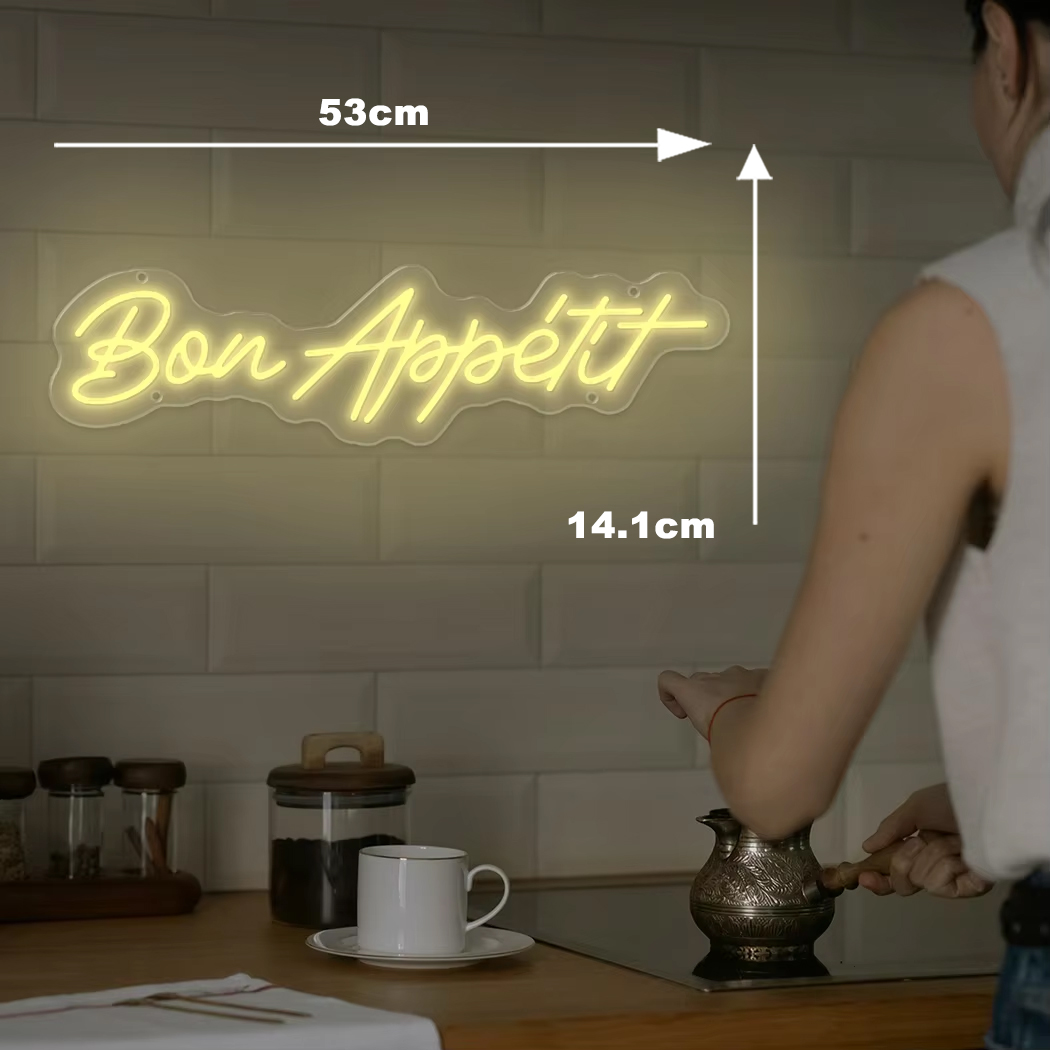 Bon Appetite Neon LED Sign Wal - Commercial Kitchen Store บทวิจารณ์และราคา