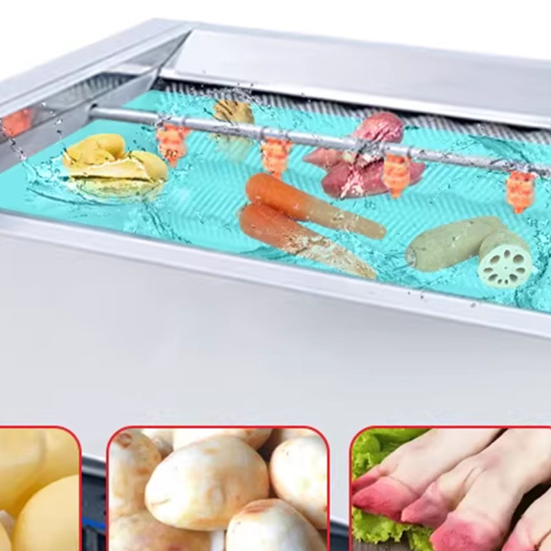 เครื่องล้างผักแบบลูกกลิ้งแปรงเ - Commercial Potato Peeler บทวิจารณ์และราคา