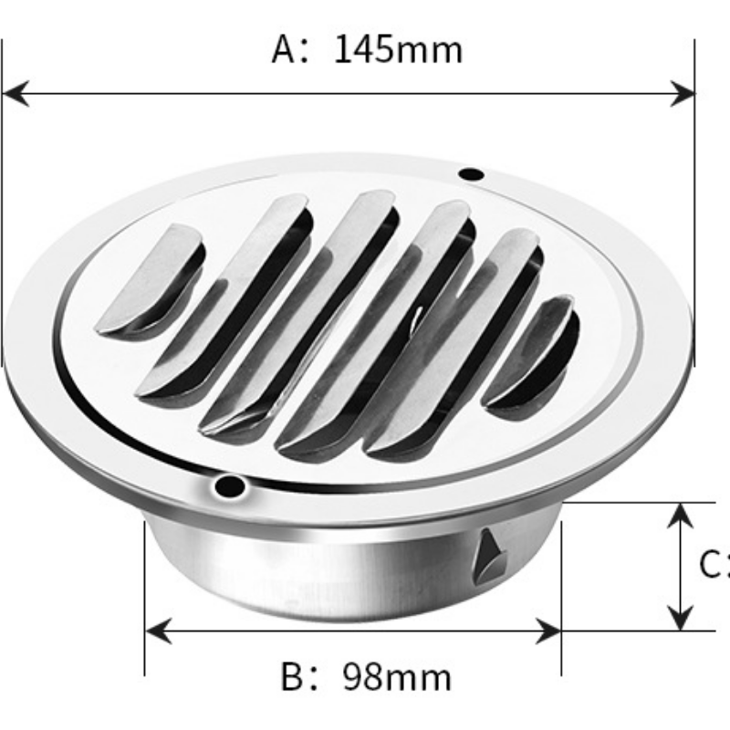 1 ชิ้น ฝาครอบสแตนเลสแบบหัวแบน  - Commercial Kitchen Exhaust Hood บทวิจารณ์และราคา