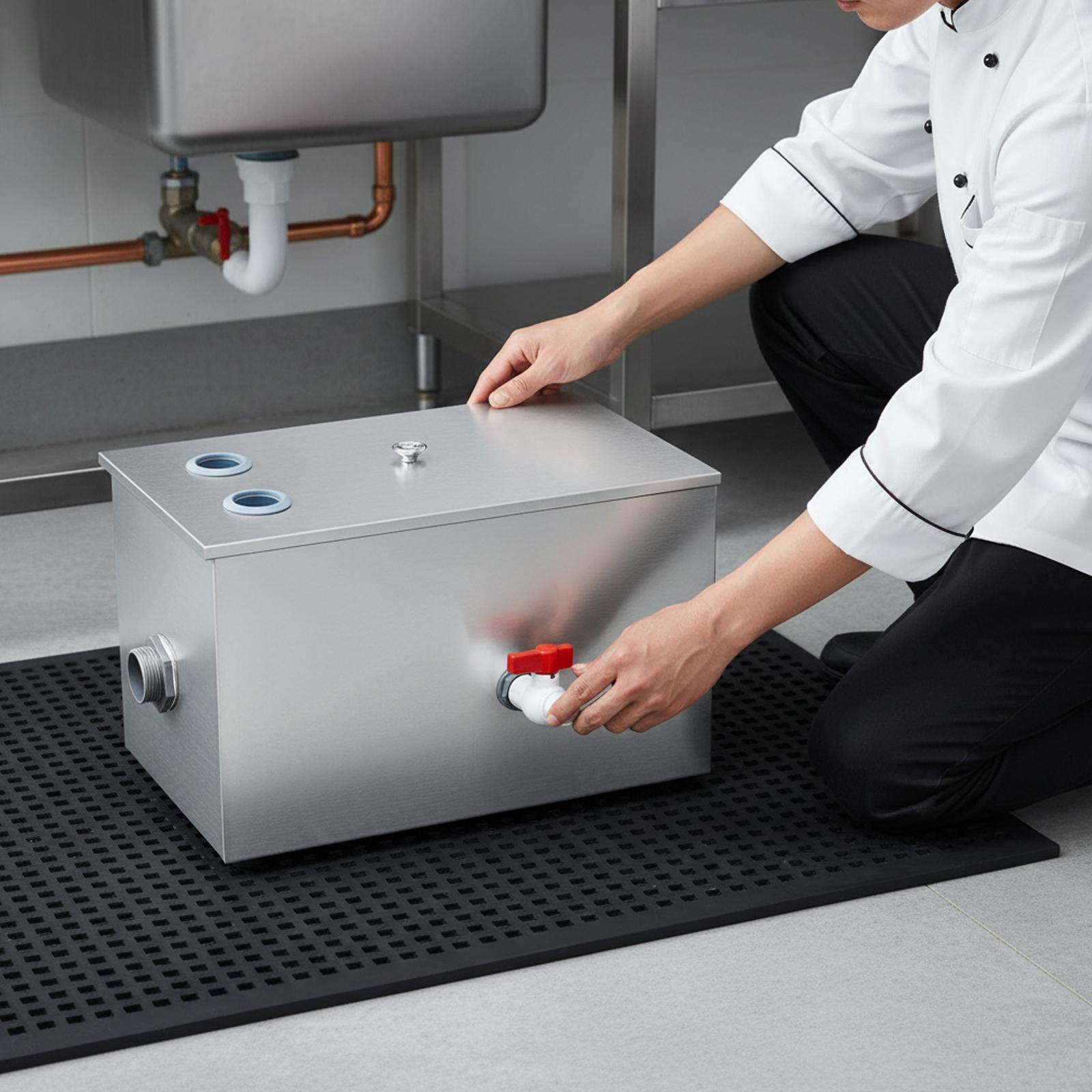 เครื่องดักไขมันสแตนเลส แยกน้ำม - Commercial Kitchen Store บทวิจารณ์และราคา